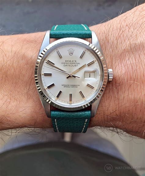 rolex datejust strap width|rolex datejust 36mm leather strap.